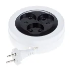                  Удлинитель-рулетка PROconnect STANDARD 5 м, 3 гнезда, 2х0.75 мм, б/з, белый
               
