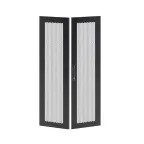                  Дверь перфорированная двухстворчатая для IT-CQE 1200x600 RAL9005
               