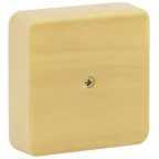 Коробка распаячная 75х75х20 (без клеммы) сосна IP40 (100/3000)