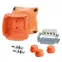 Коробка клеммная 5 положений до 4мм2 104х104х70мм IP65 пожаростойкая Hensel