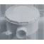 Коробка NSS-DB-70-35-WH распаячная открытого монтажа трехрожковая белая d70x35