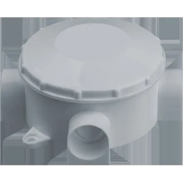 Коробка NSS-DB-70-35-WH распаячная открытого монтажа трехрожковая белая d70x35