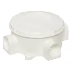                  Коробка распаячная КМР-040-040 трехрожковая белая (70х35) PROxima
               