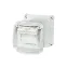 Коробка клеммная 130х130х77 мембраны 5-пол. 2.5-10 кв.мм серая PP IP66