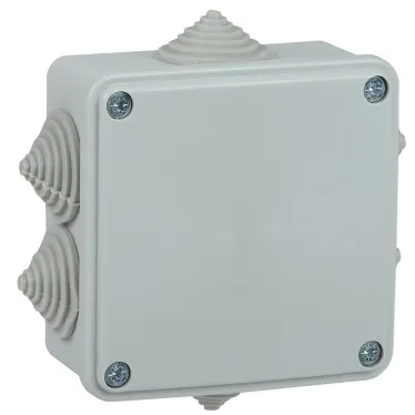 Коробка расп. КМ для о/п 100х100х45мм IP44 6 вв. (7035)