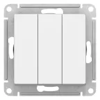 ATLASDESIGN 3-клавишный ВЫКЛЮЧАТЕЛЬ, сх.1+1+1, 10АХ, механизм, ЛОТОС