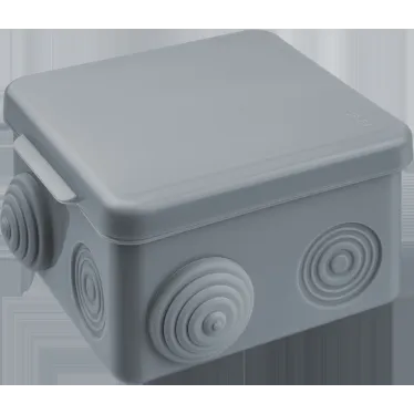 Коробка NSS-DB-80-80-50-7-GR распаячная открытого монтажа