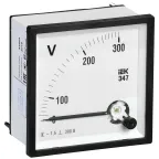                  Вольтметр 300В 72х72 AC непосредственного включения Э47
               
