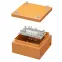 Коробка стальная FS с гладкими стенками и клеммниками IP66 150х150х80мм 5р 450V 20A 10мм.кв