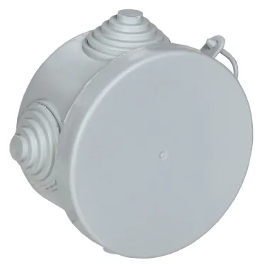 Коробка распределительная КМ для о/п D-65х40мм IP54 4 вв (7035) GENERICA