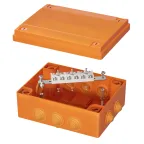                  Коробка пластиковая FS с кабельными вводами и клеммниками, IP55, 240x190x90 мм, 6р, 450V, 32A, 10 мм2, нерж.контакт
               