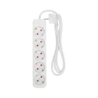                  Удлинитель STANDARD 5 гнезд, 1,5 м, 3х1,0 мм2, с/з, белый
               