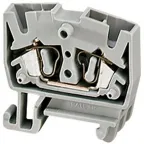                  МИНИ КЛЕММНИК ПРУЖ,15MM DIN,ПРОХОД, 2ТЧК, 2,5ММ?,СЕРЫЙ
               