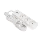                  Удлинитель PREMIUM 3 гнезда, 3 м, 3х1,5 мм2, с/з, 2 USB, белый
               