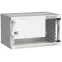 Шкаф LINEA WE 6U 550x350мм дверь стекло серый