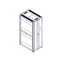 Шкаф Uniprom. 48U-800/1200. боковые панели 4шт. черный
