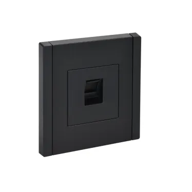 FORTE@PIANO Розетка компьютерная RJ45 кат.5E FP132 черный IEK