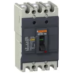 Выключатель автоматический трехполюсный EZC100N 80А 18кА