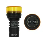                  Лампа ADDS 22мм желтая LED 220В
               