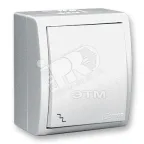                  15 Aqua Выключатель проходной (переключатель) IP54 10А 250В винтовой зажим S15A белый
               