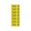 Наклейка знак электробезопасности ''380 В '' 35х100 мм (7шт на листе), REXANT