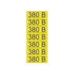                  Наклейка знак электробезопасности ''380 В '' 35х100 мм (7шт на листе), REXANT
               