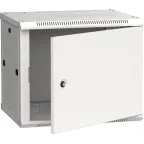 Шкаф настенный 19' LINEA W 9U 600x450мм металлическая дверь RAL7035