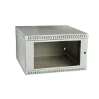                  Шкаф телекоммуникационный настенный разборный 18U 600x550 ШТ-НСр-18U-600-550-С дверь стекло
               