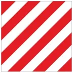 Знак ''Негабаритное место'' 300х300 мм, металл
