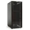 Шкаф напольный 19-дюймовый 22U 1166x800х800мм передняя стеклянная дверь со стальными перфорированными боковинами задняя дверь сплошная ручка с замком крыша нового типа черный (RAL 9004) (разобранный)