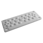                  Ввод кабельный пластиковый IP65 25 отверстий пожаробезопасный V0 UL94 +130...-40
               
