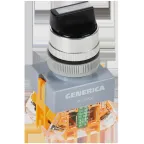                  Переключатель D7-20X33 3 полож. 1з+1р возв. черный GENERICA
               