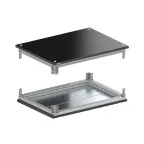 Комплект, крыша и основание, для шкафов CQE N, 400X1000 мм