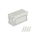                  Корпус IP66/IP67, 300х150х160 мм, без МП, с фланцами, непрозрачная крышка H- 35 мм
               