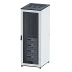 Шкаф собранный напольный 19'' IT-CQE. 47U 600х800 двери перф/перф. RAL7011/7035