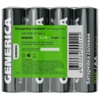 Батарейка солевая R06/AA (4шт/пленка) GENERICA