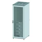                  Шкаф напольный 42U 800х800мм две перфорированые двери крыша укомплектована вводом и заглушками
               