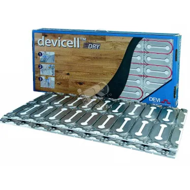 DEVIcell Монтажные пластины с теплоизолятором для сухой установки (0.013х0,5х1,0м) (упак. 10 шт) DEVI
