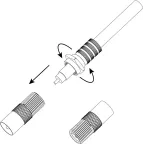                  Переходник Simple RS-A01 гнездо F-штекер TV
               