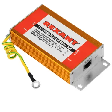 Грозозащита витой пары, разъем RJ45 с PoE,