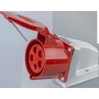 Розетка NCA-SR125-32-380 стационарная наружная 32А 3P+N+PE IP44