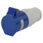 Розетка переносная 213 2Р+РЕ 16А 220В IP44 (10/120/2160) R-16-2P-PE-IP44