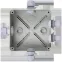 Коробка КМ41330 распаячная для открытой проводки 100х100х50мм IP55 (RAL7035 гермовводы PG9 5 шт)