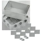 Коробка распаячная 190х140х120 серая IP55 КМ41246
