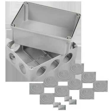 Коробка распаячная 190х140х120 серая IP55 КМ41246
