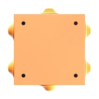 Коробка стальная FS с кабельными вводами и клеммниками IP55 150х150х80мм 5р 450V 10A 6мм.кв.