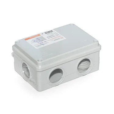Коробка распаячная для о/п безгалогенная (HF) 120х80х50 (64шт/кор) (аналог 67051)