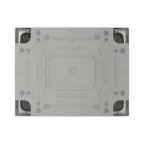 Коробка распределительная с гладкими стенками прозрачная IP56 150х110х70мм