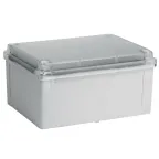 Коробка распределительная с гладкими стенками прозрачная IP56 190х140х70мм