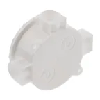 Коробка распаячнаяKOR-70-35-3-w открытой установки трехрожковая белая IP42